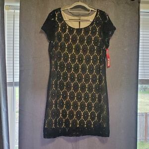 Elegant Black Lace Dress